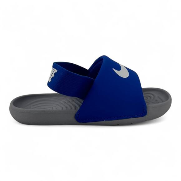 Nike Kawa Slide (Toddler) – Hyper Cobalt & Wolf Grey - Picture 5 of 6
